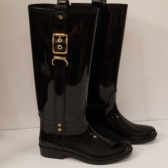 Coach Shoes - COACH TASHA RAIN BOOTS